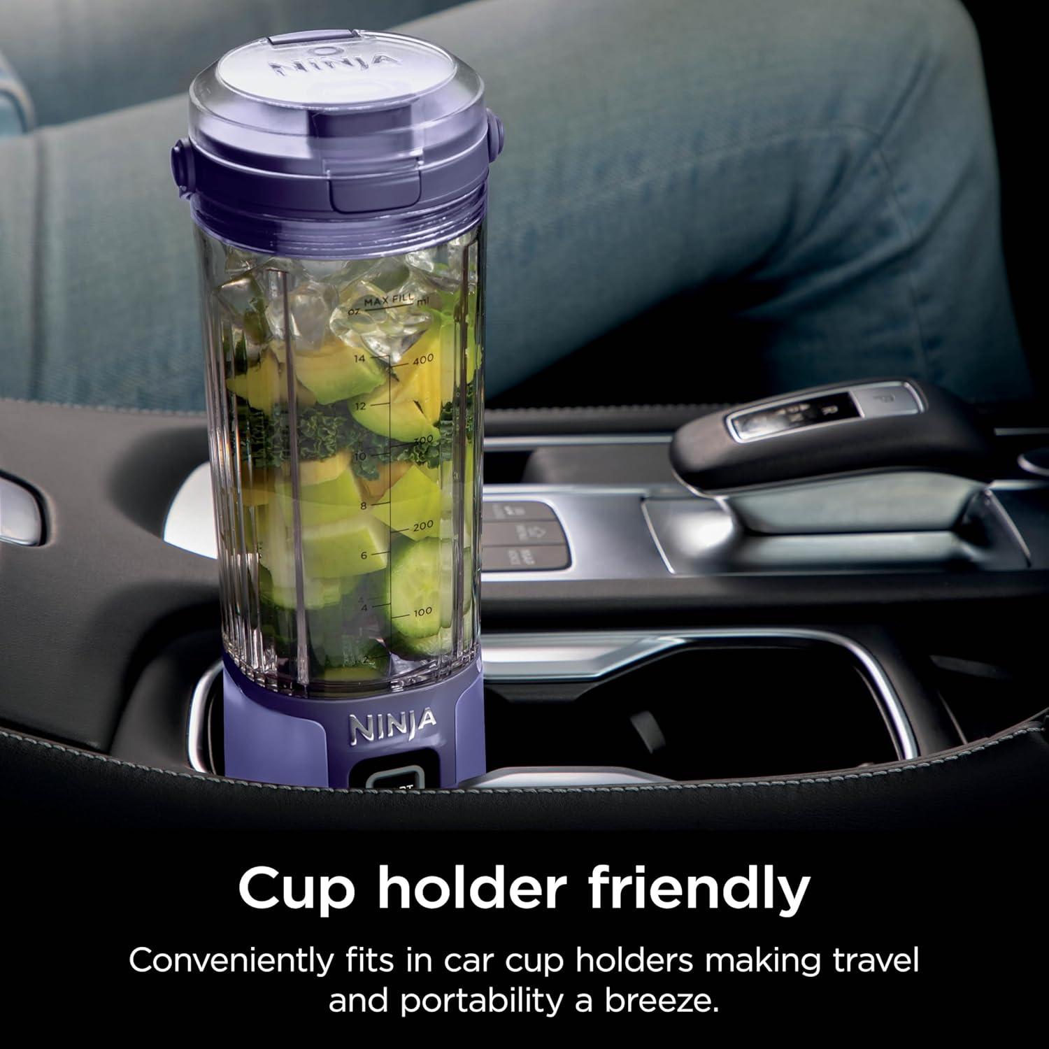 imageNinja BC151CR Blast Portable Blender Cordless 18oz Vessel Personal Blenderfor Shakes ampamp Smoothies BPA Free LeakproofLid ampamp Sip Spout USBC Rechargeable Dishwasher Safe Parts Cranberry RedGalaxy Purple