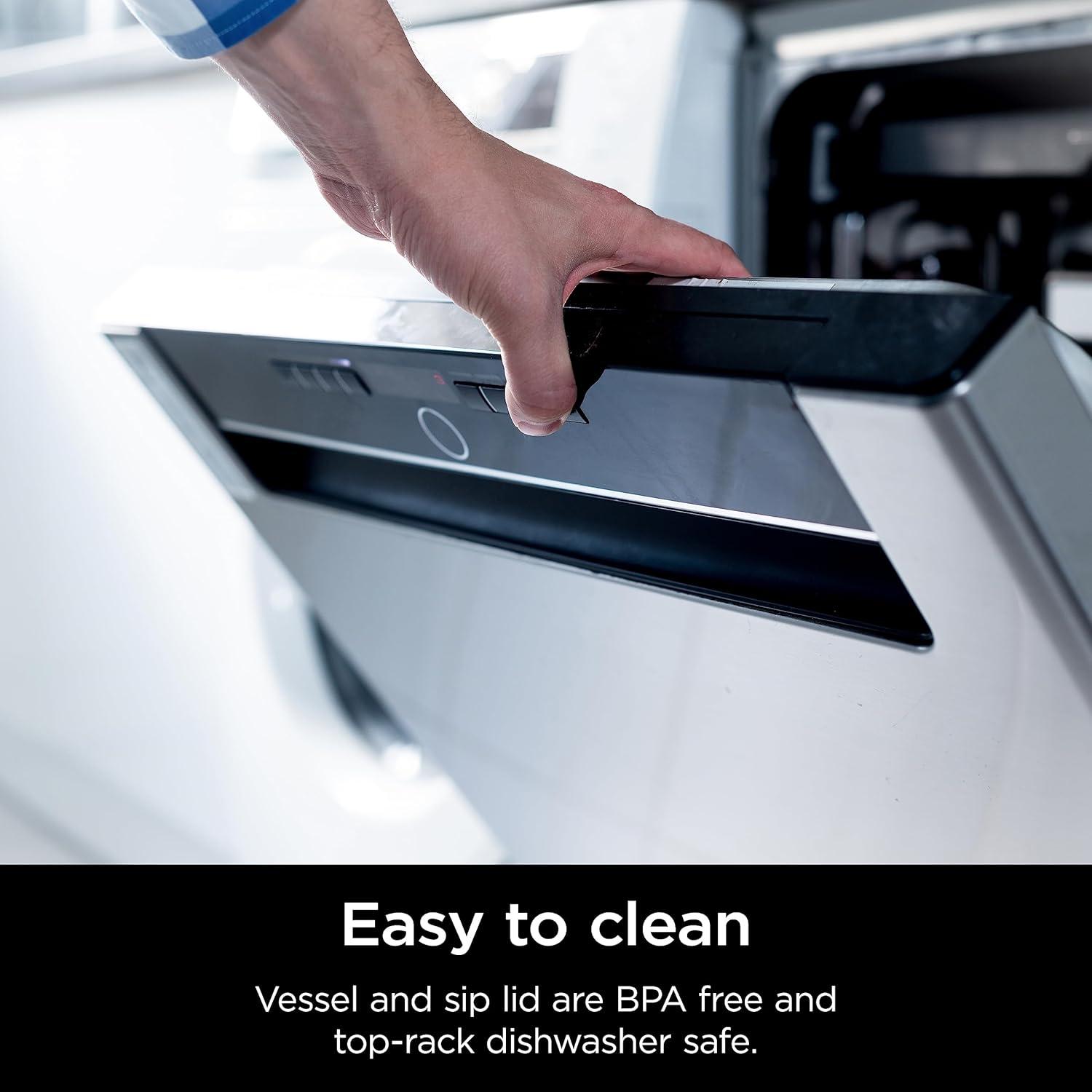 imageNinja BC151CR Blast Portable Blender Cordless 18oz Vessel Personal Blenderfor Shakes ampamp Smoothies BPA Free LeakproofLid ampamp Sip Spout USBC Rechargeable Dishwasher Safe Parts Cranberry RedCranberry