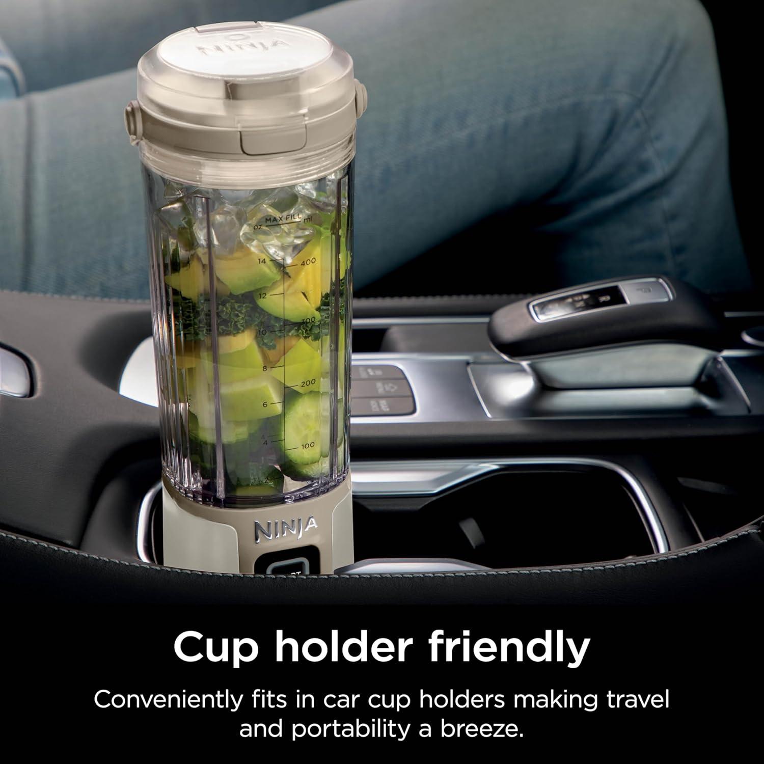 imageNinja BC151CR Blast Portable Blender Cordless 18oz Vessel Personal Blenderfor Shakes ampamp Smoothies BPA Free LeakproofLid ampamp Sip Spout USBC Rechargeable Dishwasher Safe Parts Cranberry RedCream