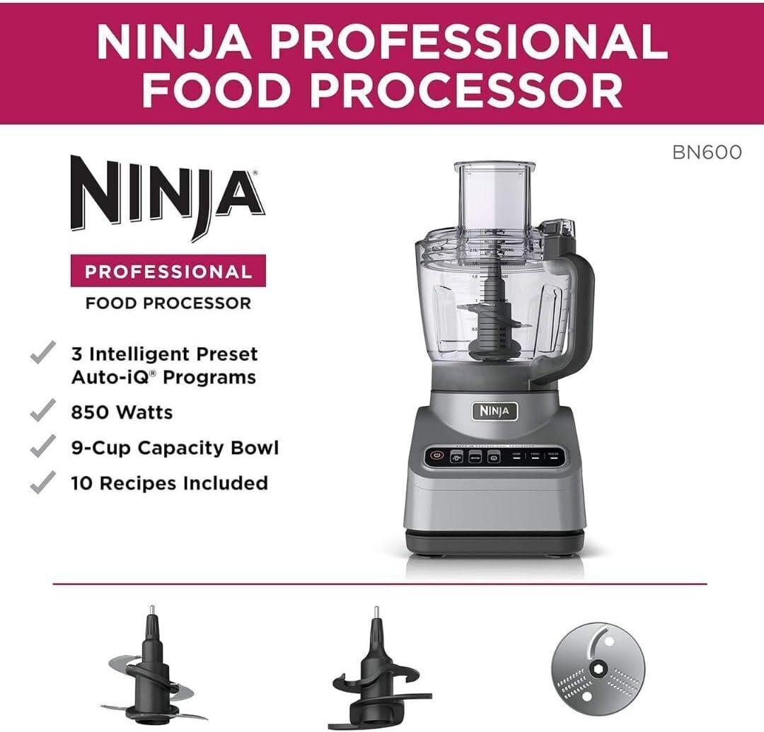 imageNinja BN600 Professional Food Processor Renewed