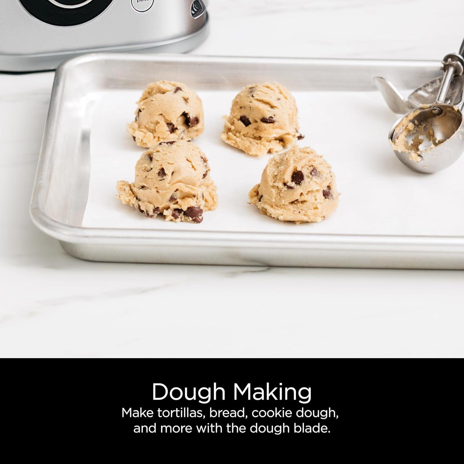 imageNinja Blender ampamp Food Processor Combo Foodi Power Blender System for Smoothies Bowls Spreads ampamp Shakes 6 Functions 72oz Pitcher ToGo Cups Silver SS4011600 Peak Watts