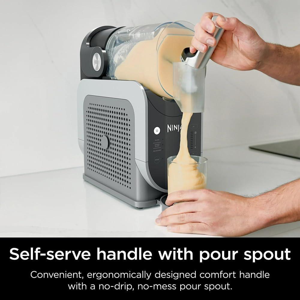 imageNinja FS300 SLUSHi 72oz Frozen Drink ampamp Slushie Machine Renewed Bundle with Ninja SLUSHi Travel Party Tote Black