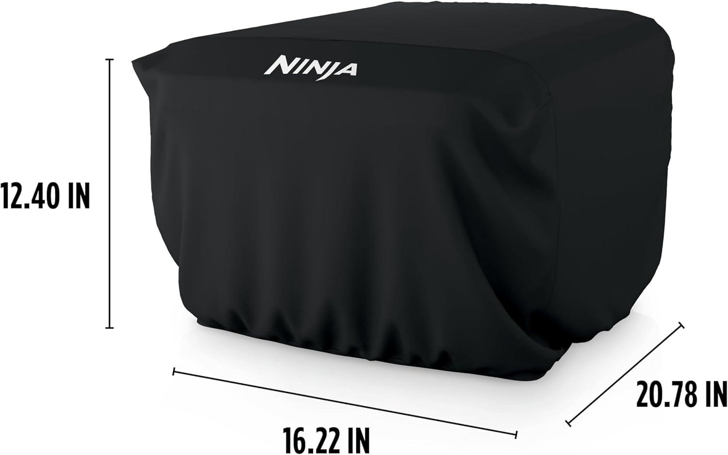 imageNinja Grill Cover for Artisan Outdoor Pizza Oven Compatible with MO200 Series UV ampamp Water Resistant AntiFade Fabric Lightweight 2078quot x 1622quot x 124quot Black XSKMOCVR