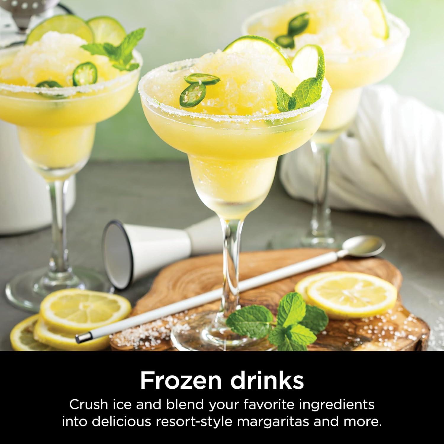 imageNinja Professional Blender 1000W Total Crushing Technology Smoothies Ice Crushing ampamp Frozen Fruit FullSize Countertop Blender 72oz Pitcher Black ampamp Grey BL610Generation 2 1000 Watts