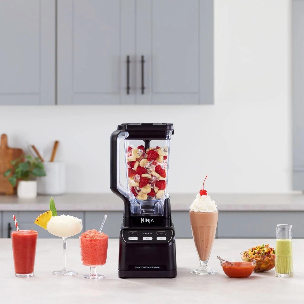 imageNinja Professional Countertop Blender with Auto IQ 1400 Peak Watts 72 Oz Pitcher Total Crushing Blades BPA Free CO750B