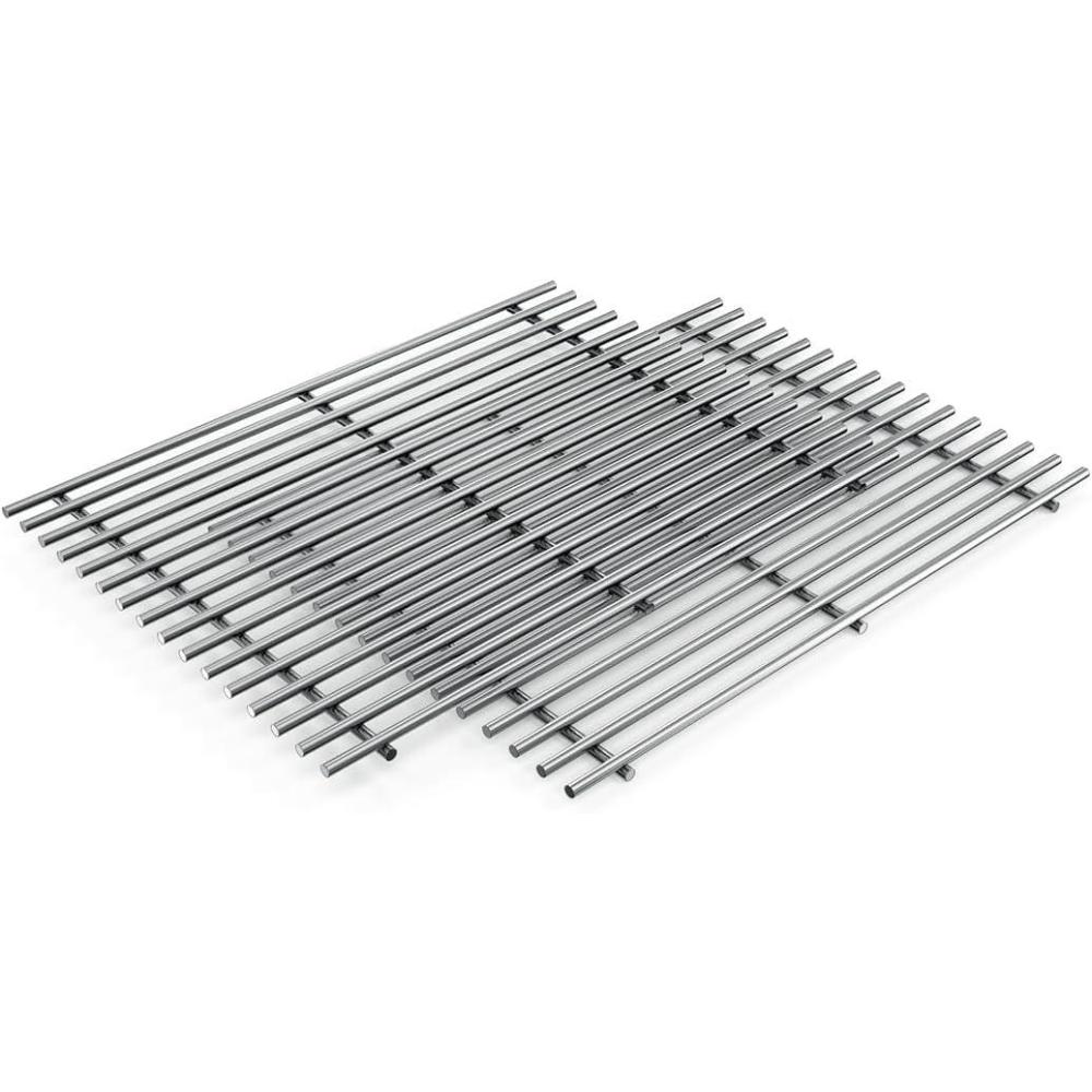 imageNinja FlexFlame Stainless Steel Grill Grates Set of 2 Durable Easy to Clean Heat Retaining Upgrade for FlexFlame XSKGRILLGRATE