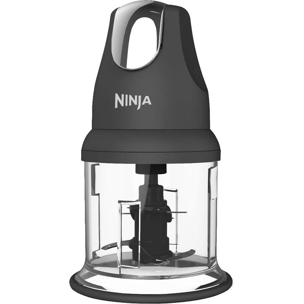 imageNinja Food Chopper Express Chop with 200Watt 16Ounce Bowl for Mincing Chopping Grinding Blending and Meal Prep NJ110GR
