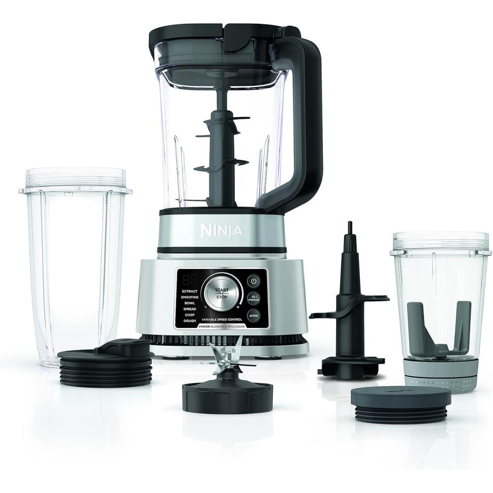 imageNinja Foodi Power Blender ampamp Processor System with Smoothie Bowl Maker and Nutrient Extractor BlackSilver SS351C Canadian Edition 72ozBlender