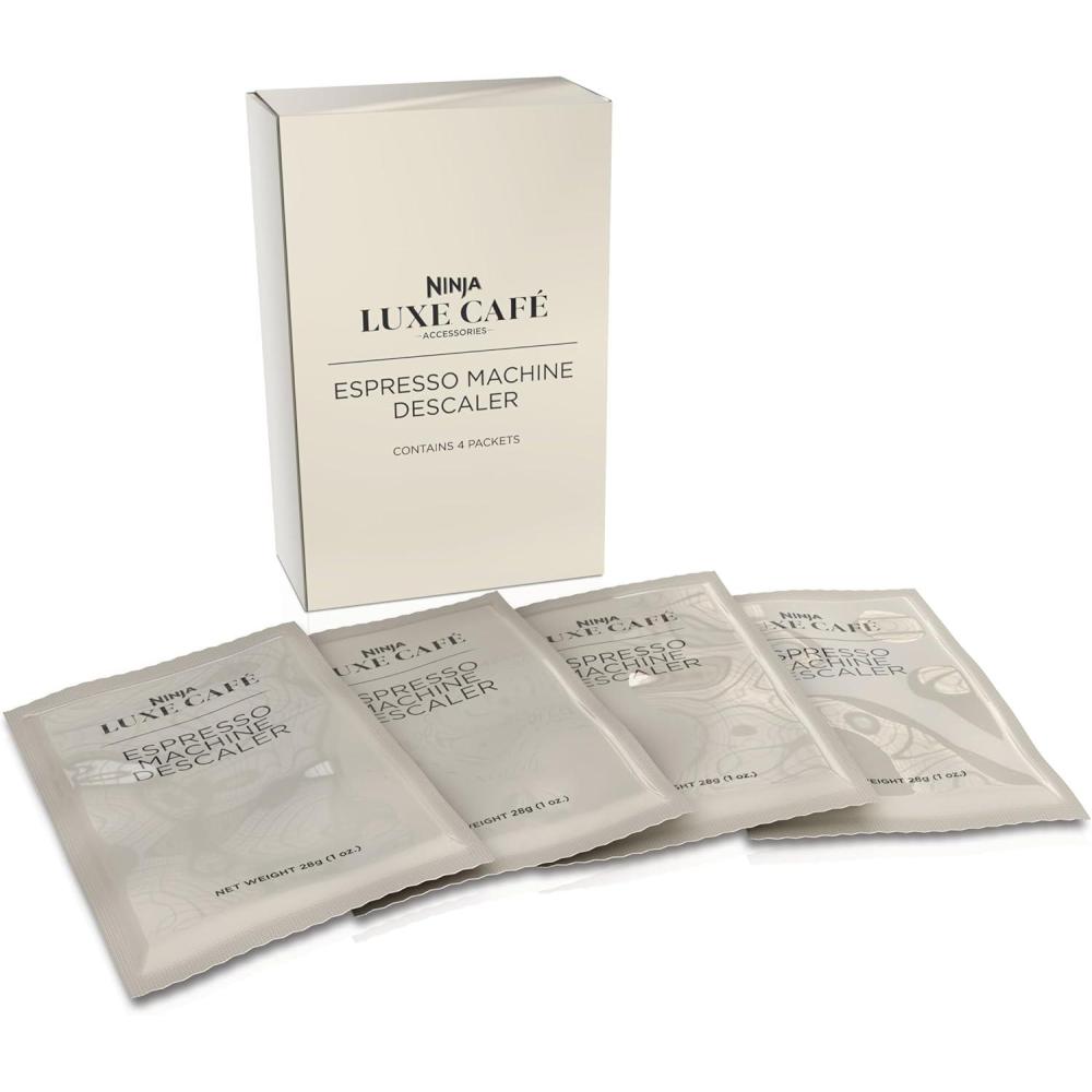 imageNinja Luxe Caf Espresso Machine Descaler 4Pack Espresso ampamp Coffee Machine Cleaner Descale Powder XSKDSCLSOL4PK
