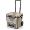 imageNinja  Cooler  FrostVault 30QT Cooler with Wheels  Insulated with Temp Dry Storage Drawer  Keeps Ice Cold for Days  for The Beach Camping Picnics ampamp More  Birch Beige  FB230CSBirch Beige