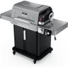 imageNinja FlexFlame Grill and Smoker Electric and Propane Grill Roaster BBQ Grill 5in1 Cooking System 3 Burner Digital Control Outdoor Cooking Griddle Pizza Maker Stainless Steel PG301PG301