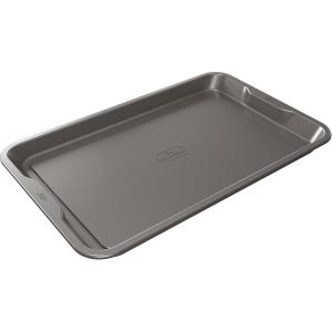 Ninja B30309 Foodi NeverStick Premium 9 inch Round Cake Pan, Nonstick, Oven Safe up to 500⁰F, Dishwasher Safe, Grey(11″x17″ Cookie Pan)