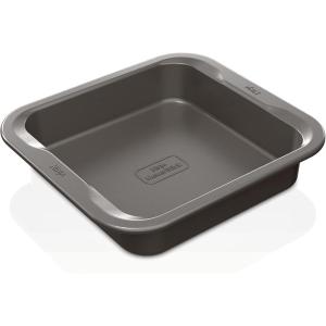 Ninja B30509 Foodi NeverStick Premium 9 inch x 5 inch Loaf Pan, Nonstick, Oven Safe up to 500⁰F, Dishwasher Safe, Grey, 1 Count (Pack of 1)(8″ Square Pan)