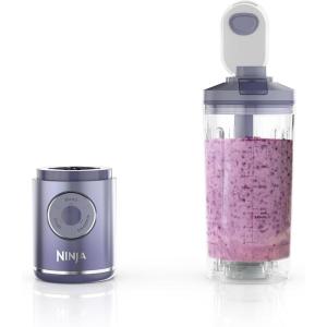 Ninja Blast Max, Portable & Personal Blender + Twist & Go, Smoothie, Blend, Ice Crush, 3 Programs, Cordless, 22 oz removable Vessel, Dishwasher Safe, Leakproof, Grey, BC251GY(Lavender)