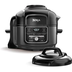 Ninja Foodi 7-in-1 Pressure, Slow Cooker, Air Fryer and More, with 5-Quart Capacity and 15 Recipe Book Inspiration Guide, and a High Gloss Finish