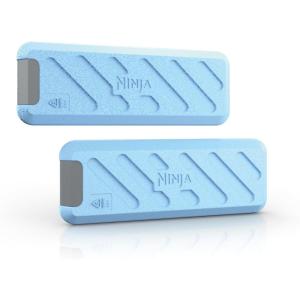 Ninja FrostVault 1lb. Ice Packs, 2-Pack, Reusable, Refreezable Ice Blocks, Mess Free, Recyclable, Designed to Fit Ninja FrostVault