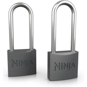 Ninja FrostVault Padlocks, 2-Pack, Durable Heavy Duty Hardened Steel Locks with Double Bolt, Designed to Fit Ninja FrostVault