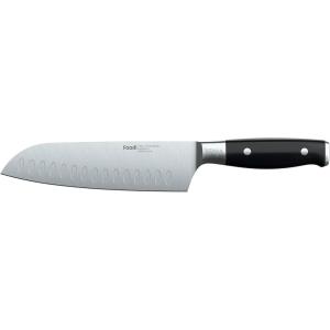 Ninja K30118 Foodi NeverDull System 7-Inch Santoku Knife, Premium, German Stainless Steel, Black(7″ Santoku Knife)