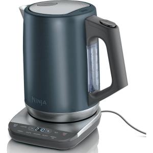 Ninja KT200BL Precision Temperature Electric Kettle, 1500 watts, BPA Free, Stainless, 7-Cup Capacity, Hold Temp Setting, Blue Stainless(Blue Stainless)