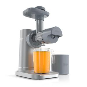 Ninja NeverClog Cold Press Juicer, Powerful Slow Juicer with Total Pulp Control, Countertop, Electric, 2 Pulp Functions, Dishwasher Safe, 2nd Generation, Steam Gray, JC151SL(Gray)