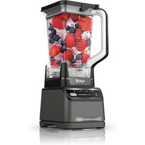Ninja Professional Blender 1000W, Total Crushing Technology- Smoothies, Ice Crushing & Frozen Fruit, Full-Size Countertop Blender, 72-oz. Pitcher, Black & Grey, BL610(Generation 2 (1200 Watts))