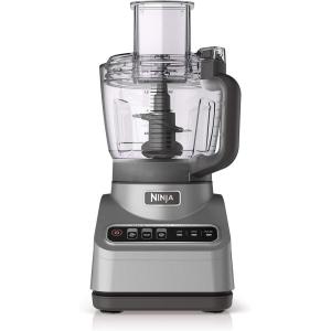 Ninja Professional Plus Chopper Food Processor 850-Watts With Auto-iQ Preset Programs Chop Puree Dough Slice Shred With a 9-Cup Capacity and a Silver Stainless Finish (BN600C) – Canadian Version