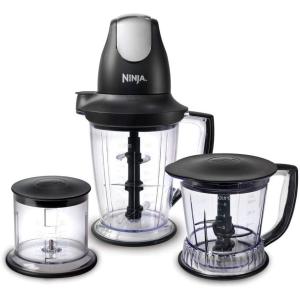 Ninja QB1004 Master Prep 450-Watt Professional Blender with 48 Oz. Pitcher for Frozen Blending and Smoothies(Black)