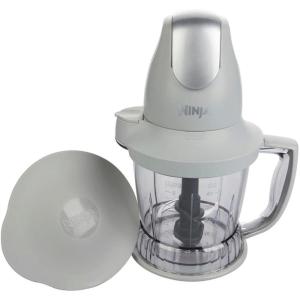 Ninja Storm Master Prep Food Processor Blender Powerful One Touch 450W Motor Pod BPA-Free Pitcher Dishwasher Safe QB751Q (Renewed) (GRAY)