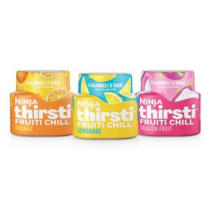 Ninja Thirsti Flavored Water Drops, FRUITI CHILL Orange, Bold Fruit Flavor, Sparkling or Still, Zero Calories, Zero Sugar, Makes 17, 12oz drinks, 3 Pack, WCFOTNGAM(Citrus Variety Pack)
