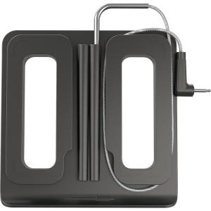 Ninja XSKPROBEXL Woodfire Smart Thermometer, Compatible with OG900 Series, Additional Thermometer to Monitor Multiple Proteins, Controlled Grilling and Smoking, Includes Dual Storage Box, Black/Silver