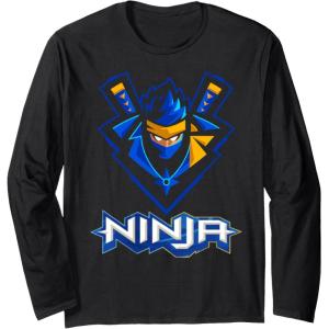 Rea’s Ninja , logo ninja for Fans of the Ninja Lovers Long Sleeve T-Shirt(Black)