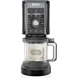 (Refurbished) Ninja NC501 CREAMi Deluxe 11-in-1 Ice Cream & Frozen Treat Maker with 2 XL Family Size Pint Containers, Dark Silver(Black)