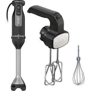 Ninja CI100C Foodi Power Mixer System Immersion Blender and HandMixer Combo, Black