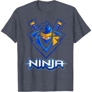 Rea’s Ninja , logo ninja for Fans of the Ninja Lovers T-Shirt(Heather Blue)