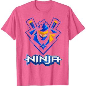Rea’s Ninja , logo ninja for Fans of the Ninja Lovers T-Shirt(Pink Heather)
