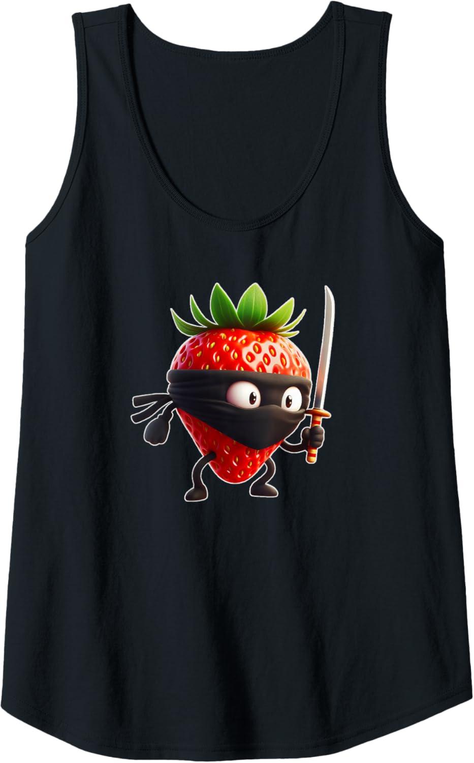 imageStrawberry Tank TopBlack