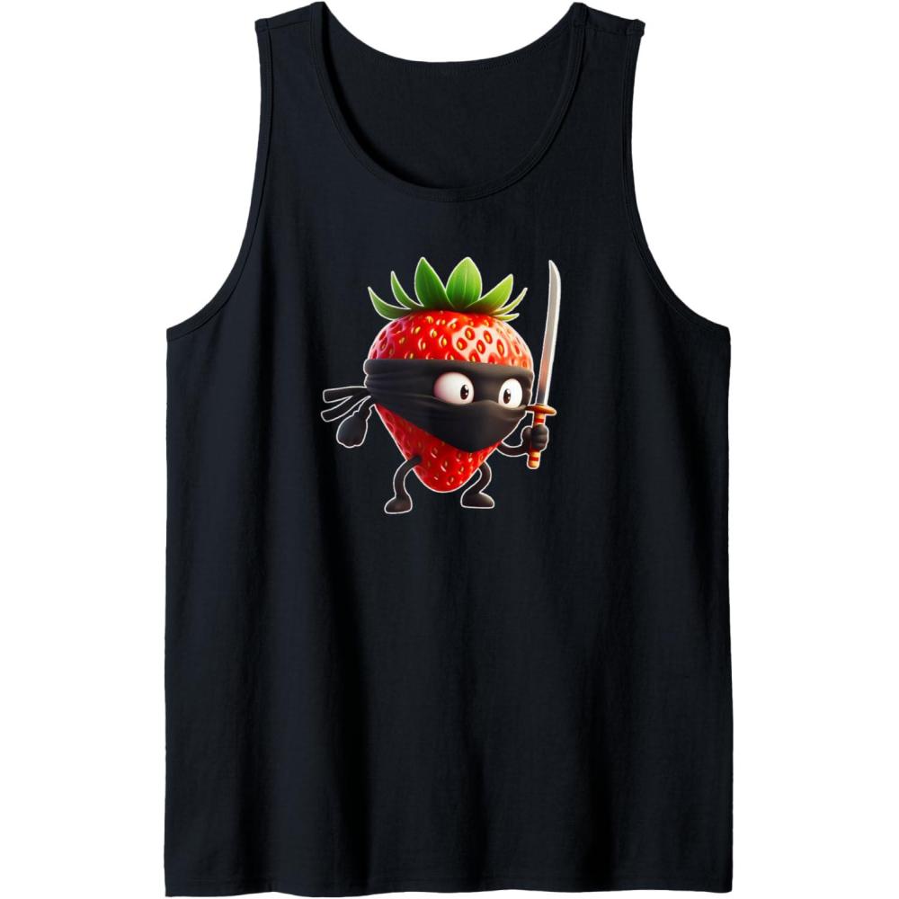 imageStrawberry Tank TopBlack