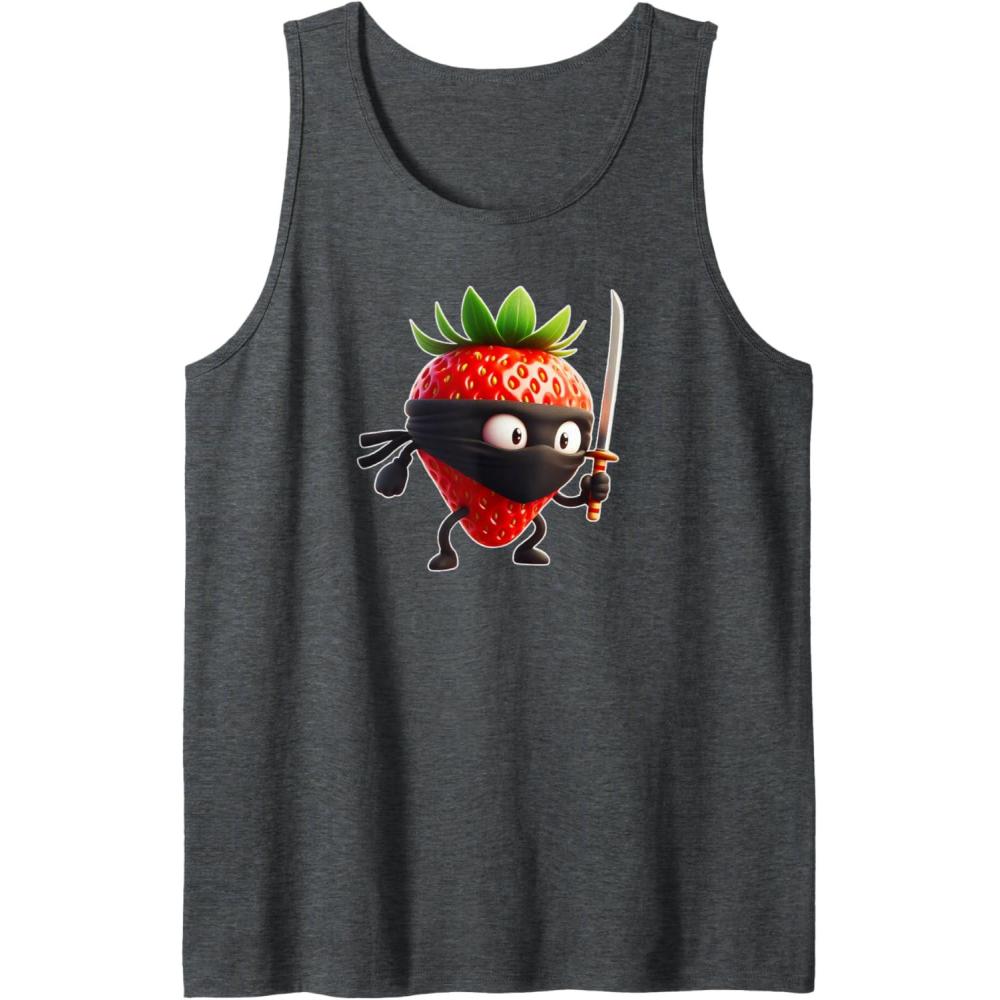 imageStrawberry Tank TopDark Heather Grey