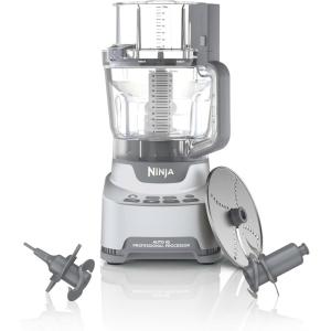Ninja NF700 Professional XL Food Processor, 1000 Watts, 4-in-1, Chopping, Slicing/Shredding, Purees, Dough, 12-Cup Processor Bowl, Silver (Renewed)