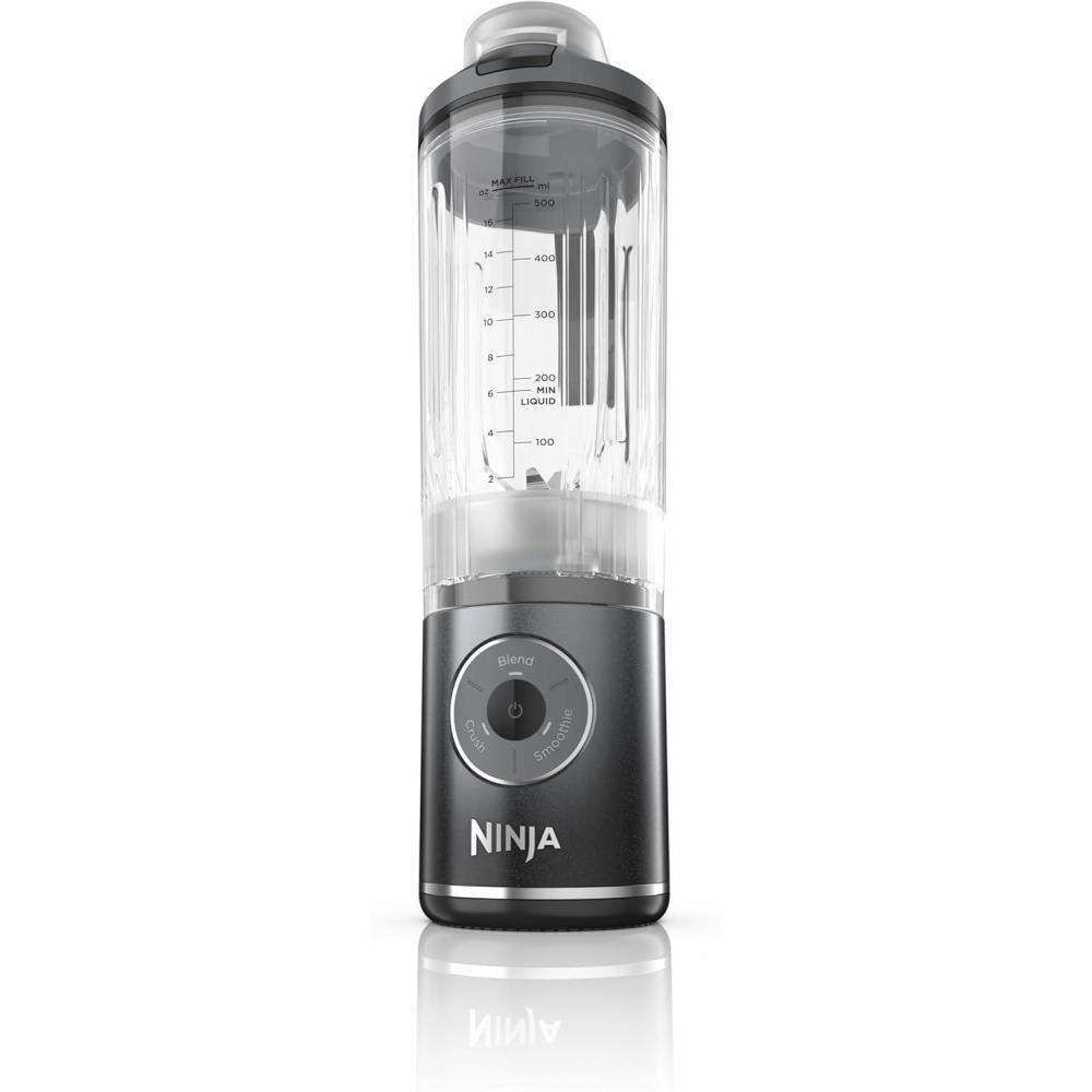 imageNinja Blender Blast Max Cordless Personal Blender for Smoothies Frozen Drinks Ice Crush 22 oz Removable Container Leak Proof Lid BPA Free Dishwasher SafeGrey Fresco