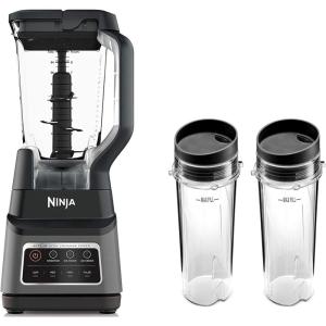 PNAEUT Ninja Professional Plus Blender with Auto-iQ, Black/Grey, 72oz (BN701C)(Black/Grey)