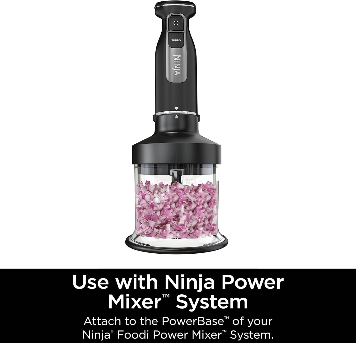 imageNinja XSKKITCHPR Foodi Power Chopper 3Cup Food Processor Bowl for Ninja Power Mixer System CI100 Series Black