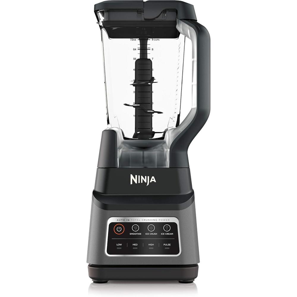 imageNinja BN701 Professional Plus Blender with AutoiQ and 64 oz max liquid capacity Total Crushing Pitcher in Grey RenewedGrey