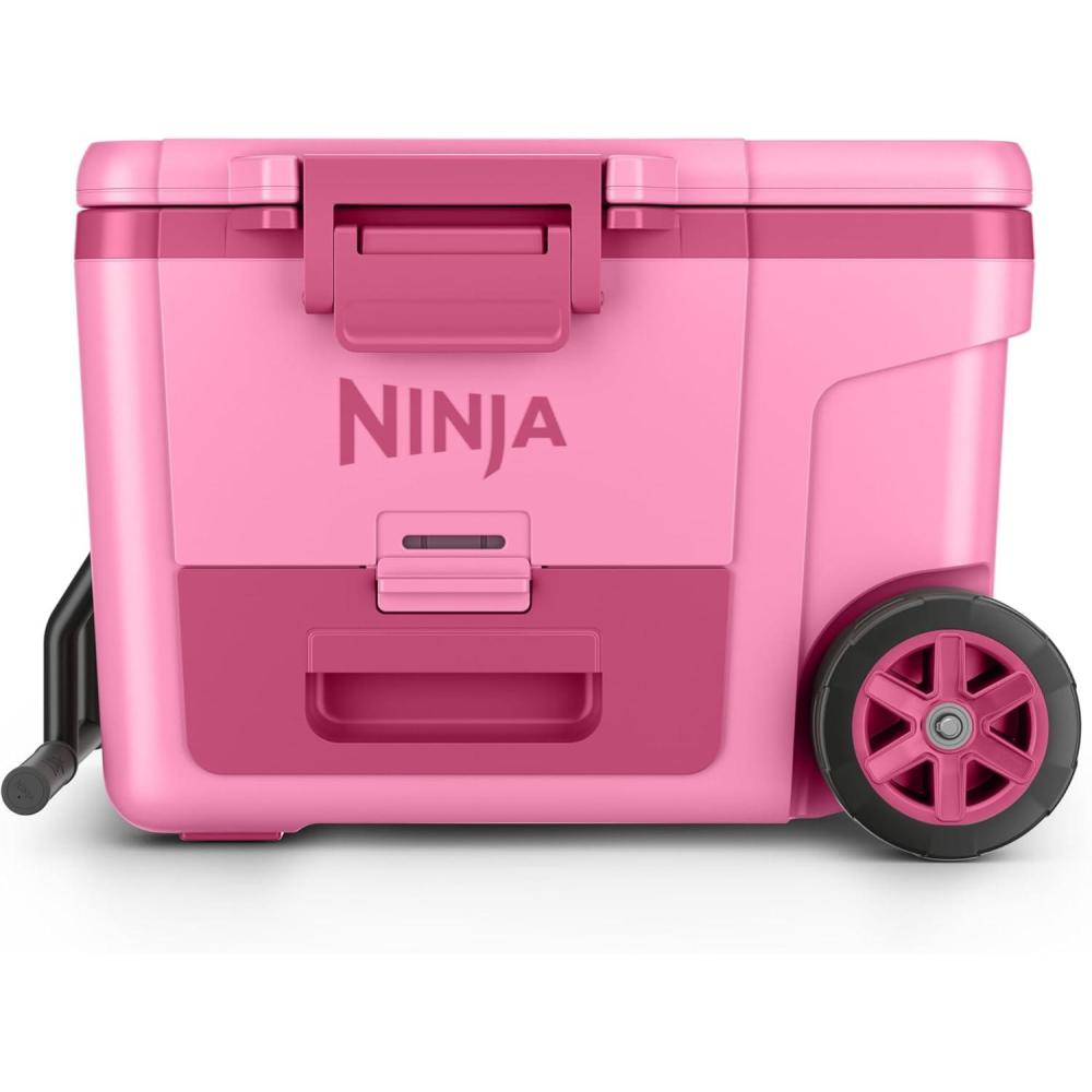 imageNinja FrostVault  65qt Wheeled Cooler with Cold Dry Zone  Integrated FridgeTemp Dry Storage Drawer  Premium HeavyDuty Insulated Cooler  Keeps Ice Cold for Days  True Red  FB265RD1Strawberry Rhubarb