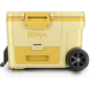 Ninja FrostVault | 65qt Wheeled Cooler with Cold Dry Zone | Integrated Fridge-Temp Dry Storage Drawer | Premium Heavy-Duty Insulated Cooler | Keeps Ice Cold for Days | True Red | FB265RD1(Daffodil Daze)