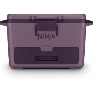 Ninja FrostVault 50qt Hard Cooler with Dry Zone | Integrated Fridge-Temp Dry Storage Drawer | Premium Heavy-Duty Insulated Cooler | Keeps Ice Cold for Days | Strawberry Rhubarb | FB151BP(Smokey Mauve)