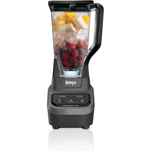 Ninja UltraCrush Professional Blender | 1000W, XL 72-oz.* Pitcher | Total Crushing Technology | 3 Manual Speeds for Ice Crushing, Smoothies, Sauces & More | Full-Size Blender | Black | BP201(Generation 2 (1000 Watts))
